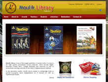 Tablet Screenshot of mouliklibrary.org